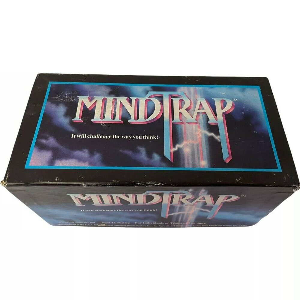 Mindtrap Vintage 1991 Puzzle‎ & Riddle Game For Ages 12+ Teams Of 2 Or More
